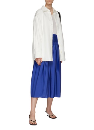 Figure View - Click To Enlarge - THE ROW - ‘RUTH' FLARE MAXI COTTON SKIRT
