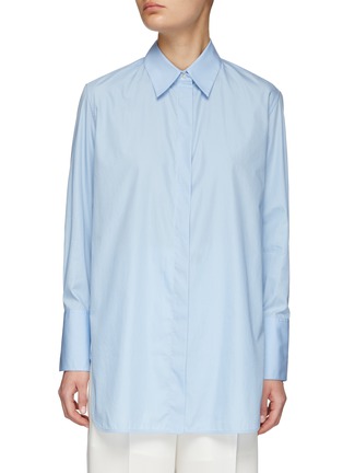 Main View - Click To Enlarge - THE ROW - ‘Xime' concealed placket shirt