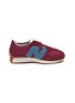 Main View - Click To Enlarge - NEW BALANCE - 327 Higher Learning' Elastic Lace Low Top Sneakers