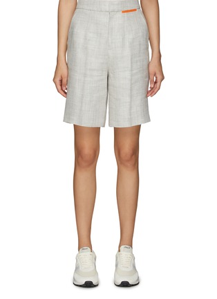 Main View - Click To Enlarge - COMME MOI - Suiting Bermuda shorts
