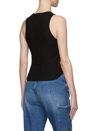 Back View - Click To Enlarge - FRAME DENIM - Reverse seam ribbed tank top