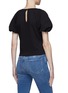 Back View - Click To Enlarge - FRAME - PUFF SLEEVE COTTON JERSEY T-SHIRT