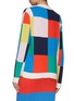 Back View - Click To Enlarge - KULE - ‘The Octavia' Rainbow Check Cotton Blend Cardigan