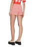 Back View - Click To Enlarge - KULE - ‘THE AVRIL' CHECKED COTTON BLEND SHORTS