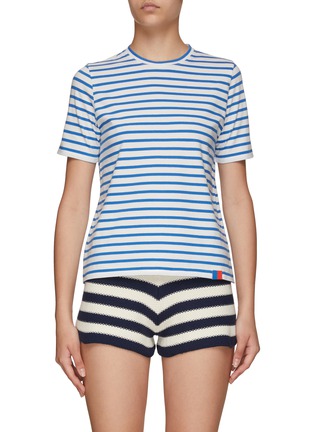 Main View - Click To Enlarge - KULE - The Modern' Striped Cotton Crewneck T-Shirt