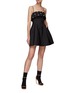 Figure View - Click To Enlarge - MING MA - Crystal Embellished A-Line Mini Dress