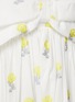 MING MA - Sleeveless floral print bow front mini dress