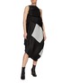 Figure View - Click To Enlarge - RUOHAN - PATCHWORK TUBE SILK DRESS