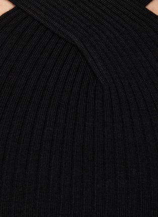  - JONATHAN SIMKHAI - ‘Charlee’ Cutout Ribbed Knit Turtleneck Sweater
