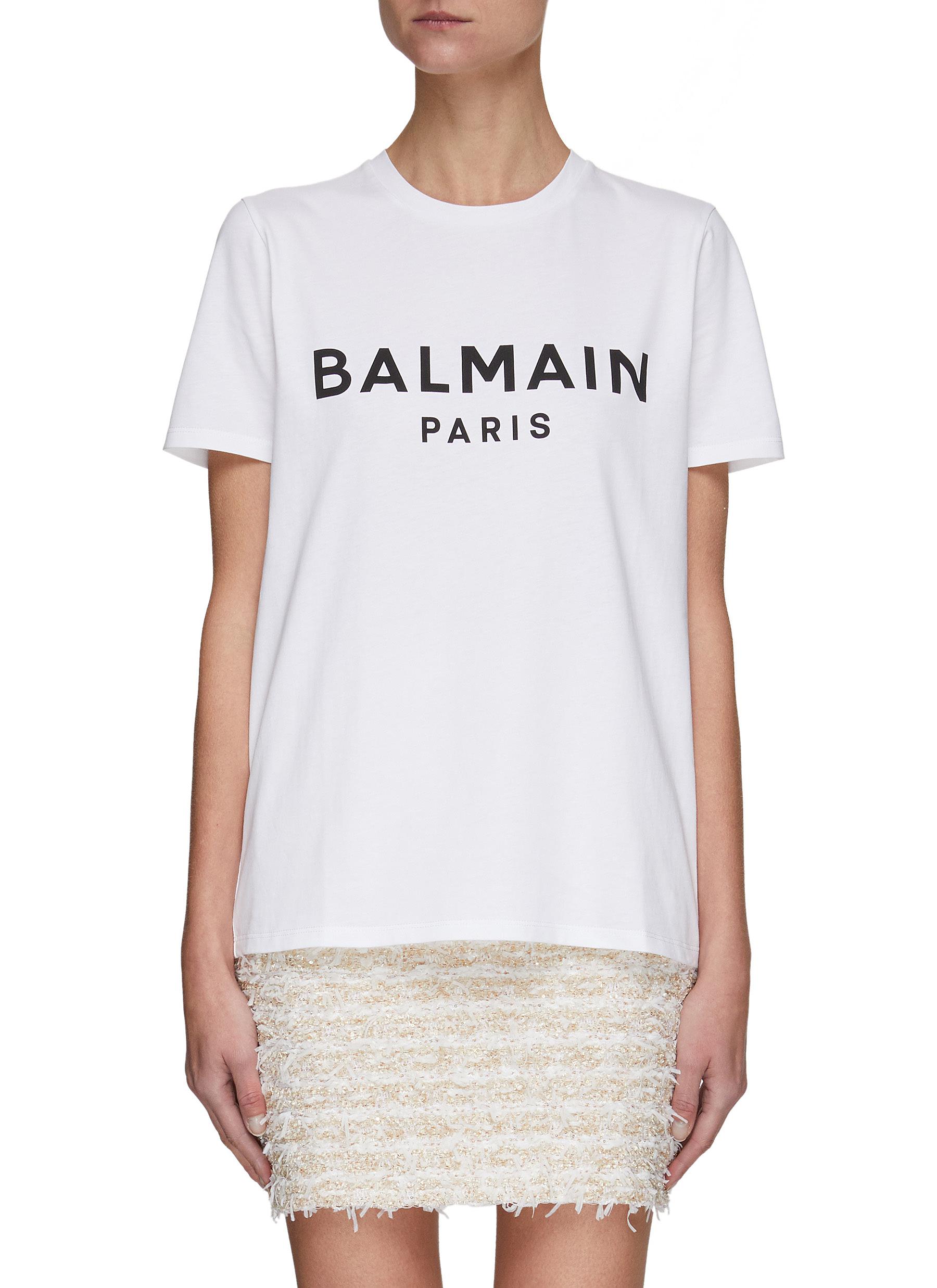 Uventet Almægtig Mountaineer BALMAIN | BALMAIN LOGO T-SHIRT | Women | Lane Crawford