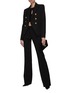 Figure View - Click To Enlarge - BALMAIN - COIN BUTTON DOUBLE BREAST WOOL BLAZER