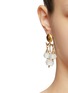Figure View - Click To Enlarge - KATERINA MAKRIYIANNI - ‘Kleopatra' Gold vermeil glass bead drop earrings