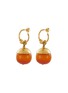 Main View - Click To Enlarge - KATERINA MAKRIYIANNI - ‘Amber' gold vermeil resin drop earrings