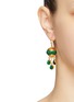 KATERINA MAKRIYIANNI - ‘Candy' gold vermeil silk zircon drop earrings