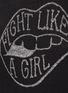  - R13 - ‘Fight like a girl' graphic print T-shirt