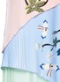 Detail View - Click To Enlarge - HELEN LEE - Flying bunny print pleated asymmetric tiered dress