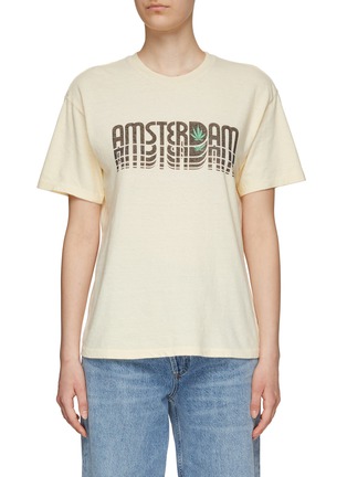 Main View - Click To Enlarge - RE/DONE - ‘90S EASY' AMSTERDAM CREWNECK T-SHIRT