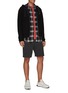 Figure View - Click To Enlarge - JAMES PERSE - FRENCH TERRY DRAWSTRING WAIST COTTON SWEATSHORTS