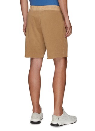 Back View - Click To Enlarge - JAMES PERSE - FRENCH TERRY DRAWSTRING WAIST COTTON SWEATSHORTS