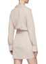 Back View - Click To Enlarge - SELF-PORTRAIT - Ruched wrap shirt dress