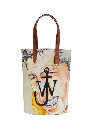 Main View - Click To Enlarge - JW ANDERSON - POL FACE RECYCLED CANVAS BELT TOTE BAG