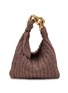 Main View - Click To Enlarge - JW ANDERSON - Chain Strap Small Cotton Knitted Hobo Bag
