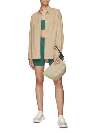 Ella' contrast stripe biker shorts 