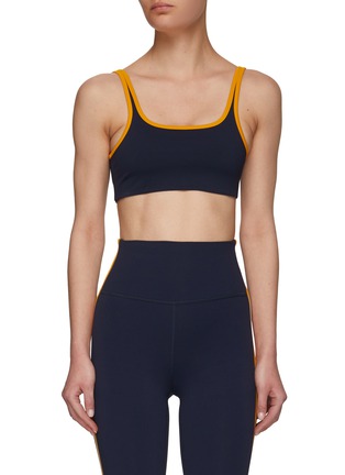 Main View - Click To Enlarge - SPLITS59 - Cait' Contrasting Trim Sports Bra