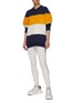 Figure View - Click To Enlarge - SPLITS59 - Jill' Colour Blocking Cotton Terry Sweatshirt