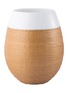 Main View - Click To Enlarge - SHANG XIA - Small Woven Bamboo Porcelain Vase