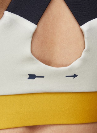 Detail View - Click To Enlarge - THE UPSIDE - ‘Aika Maria’ Colourblock Bra
