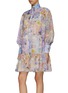 Detail View - Click To Enlarge - ZIMMERMANN - ‘Rhythmic' floral print flared mini dress