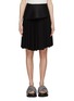 Main View - Click To Enlarge - LOEWE - Quilted waist layered peplum skirt