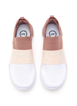 Detail View - Click To Enlarge - ATHLETIC PROPULSION LABS - ‘TECHLOOM BLISS’ LOW TOP ELASTIC BAND SLIP ON SNEAKERS