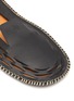 Detail View - Click To Enlarge - MAISON MARGIELA - ‘ACCORDION’ LEATHER SLIP ON MULES