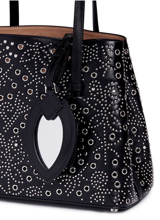  - ALAÏA - 'Garden' small floral stud leather tote
