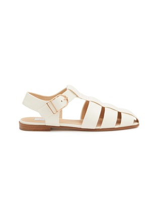 Main View - Click To Enlarge - GABRIELA HEARST - ‘Lynn’ Fisherman Leather Sandals