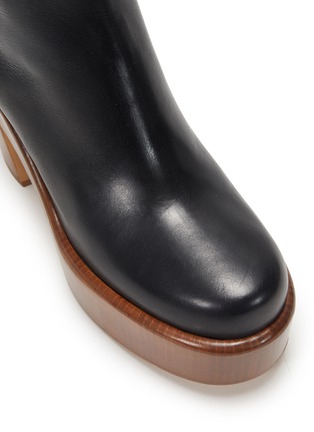 Detail View - Click To Enlarge - GABRIELA HEARST - ‘Brigade' round toe block heel leather boots