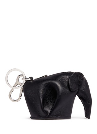 Main View - Click To Enlarge - LOEWE - Leather elephant charm coin purse