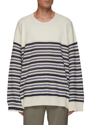 Main View - Click To Enlarge - MAISON MARGIELA - Oversized striped sweater