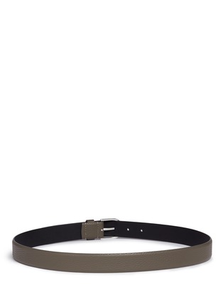 Back View - Click To Enlarge - ARMANI COLLEZIONI - Leather belt