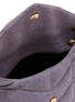 Detail View - Click To Enlarge - SAINT LAURENT - Logo plaque denim puffer bag
