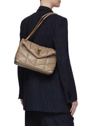 SMALL LOULOU IN QUILTED LEATHER, Saint Laurent