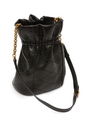 Detail View - Click To Enlarge - SAINT LAURENT - Le Maillon' Leather Bucket Bag