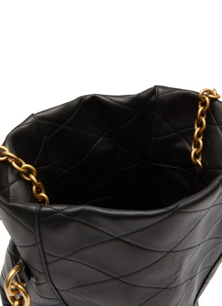 Detail View - Click To Enlarge - SAINT LAURENT - Le Maillon' Leather Bucket Bag