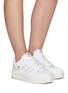 Figure View - Click To Enlarge - ADIDAS - FORUM BONEGA' LOW TOP LACE UP PLATFORM SNEAKERS