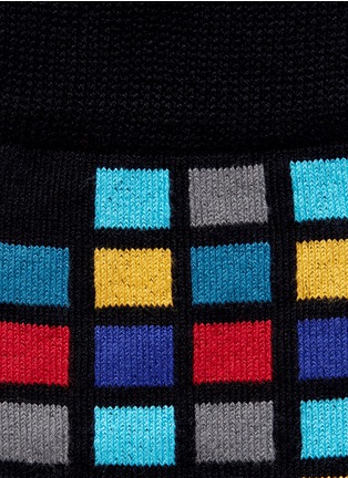 Detail View - Click To Enlarge - PAUL SMITH - 'Multi Tile' socks