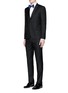 Figure View - Click To Enlarge - PAUL SMITH - 'Soho' floral embroidered tuxedo suit