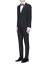 Figure View - Click To Enlarge - PAUL SMITH - 'Soho' floral embroidered wool blazer