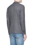 Back View - Click To Enlarge - PAUL SMITH - 'Soho' wool hopsack soft blazer